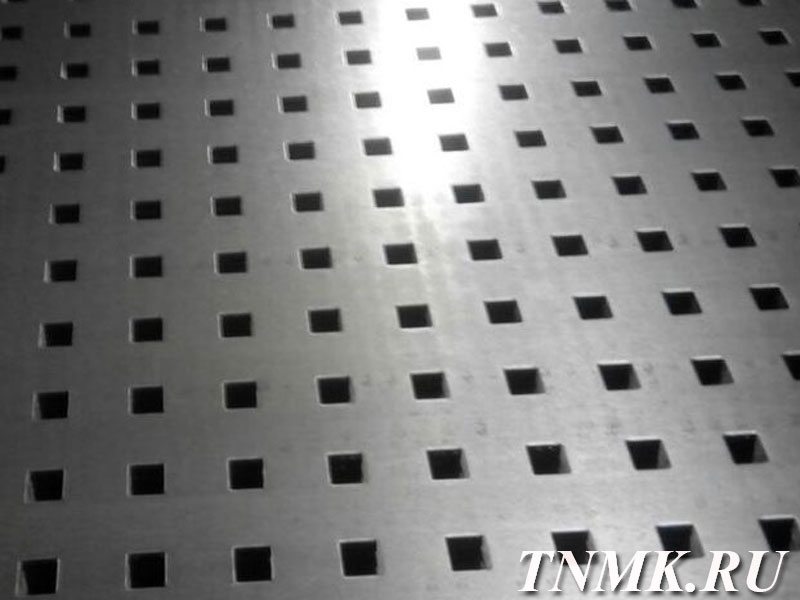 Лист перфорированный стальной 1х1000х2000 мм Qg 6,0-9,0