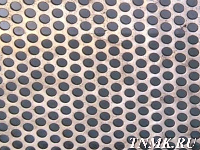 Лист перфорированный стальной 1х1000х2000 мм Rv 1,5-2,5 купить в Владимире