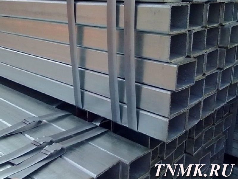 Труба профильная оцинкованная 200х160х5 мм ст. 20 купить в Владимире